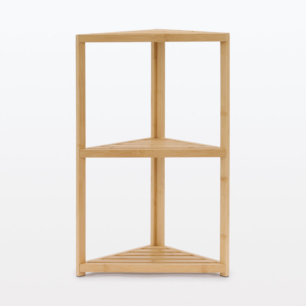 Bamboo Corner Rack 3 Tiers