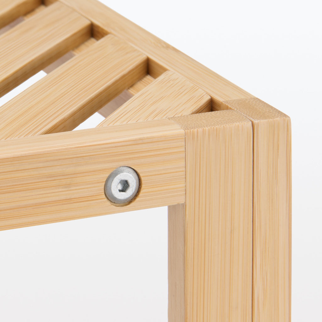Bamboo Corner Rack 3 Tiers