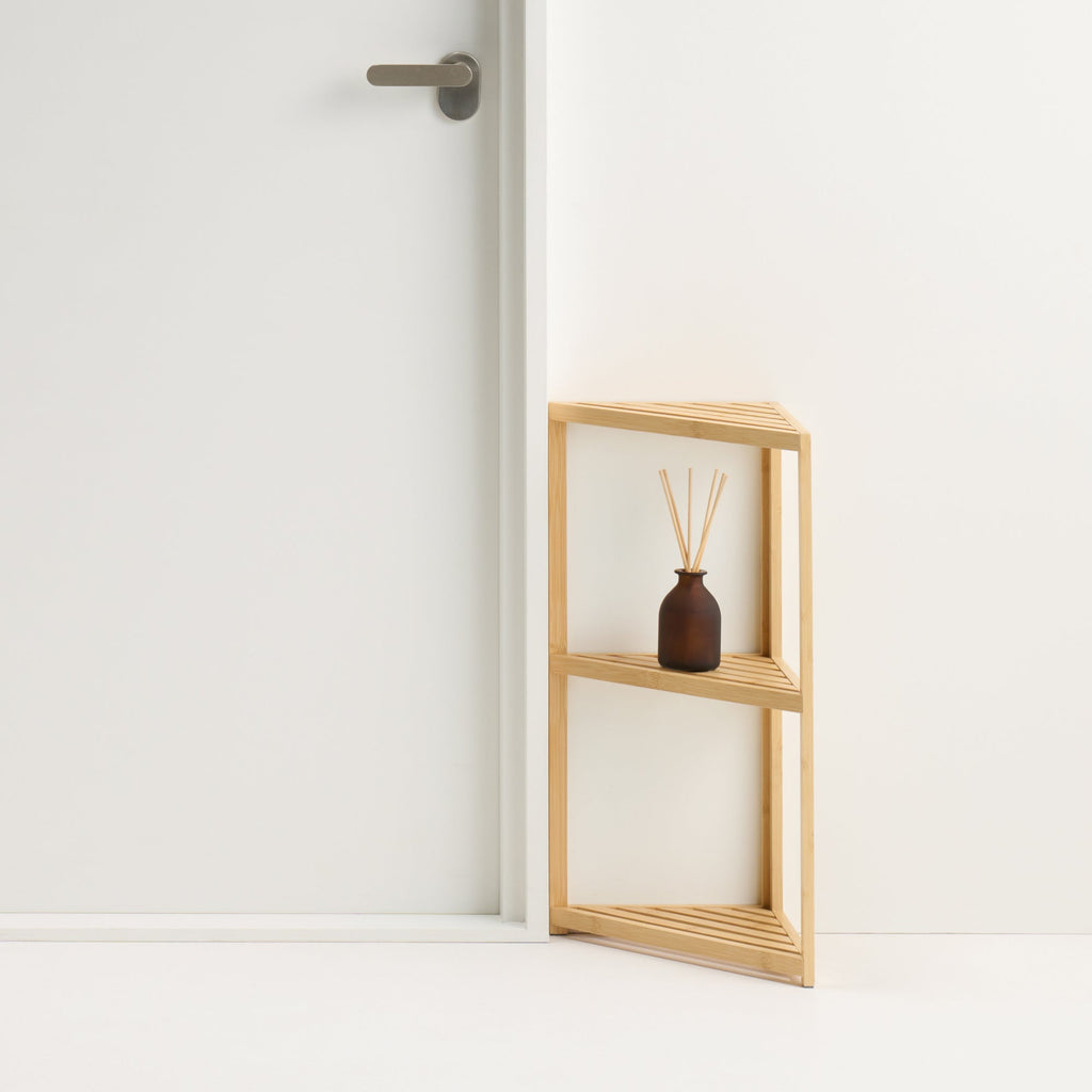 Bamboo Corner Rack 3 Tiers