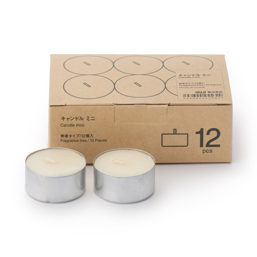Fragrance-Free Mini Tealight Candle 12 Pack