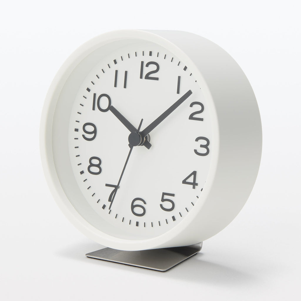 Small Analog Clock with Stand