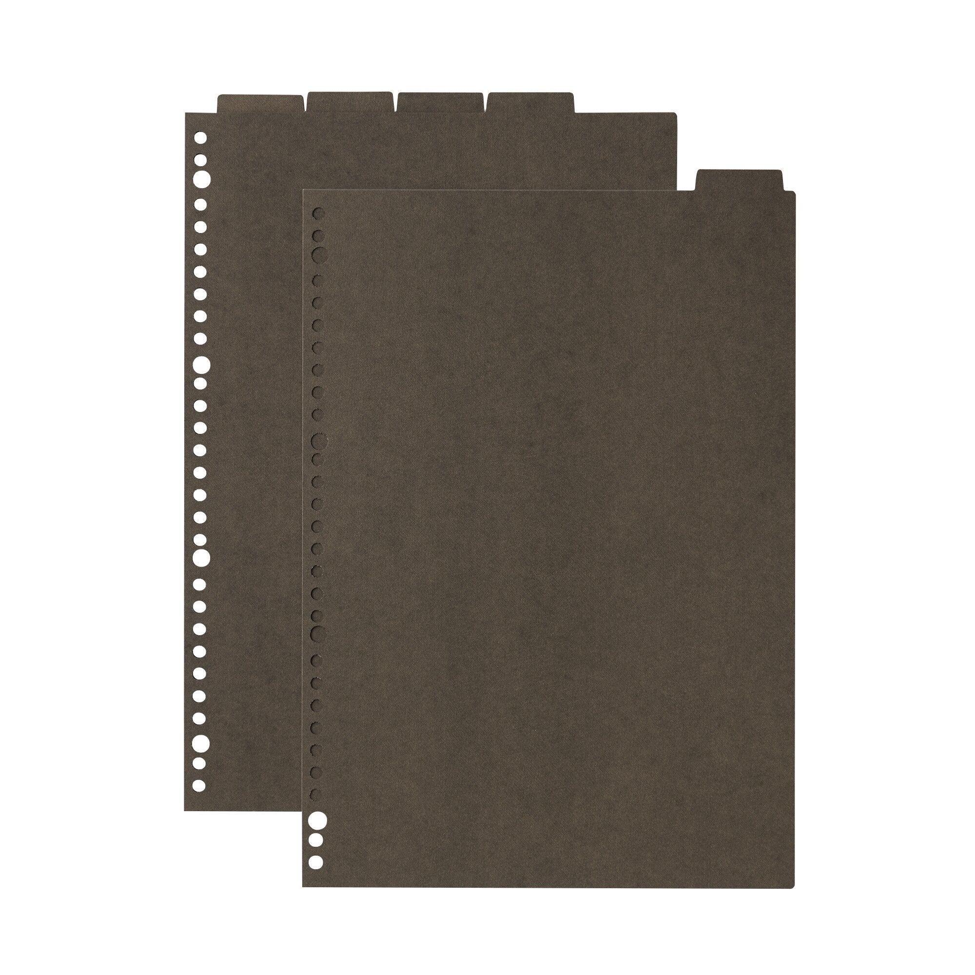 A4 Paper Binder Divider Dark Gray - 30 Holes (5 Pack) Main image