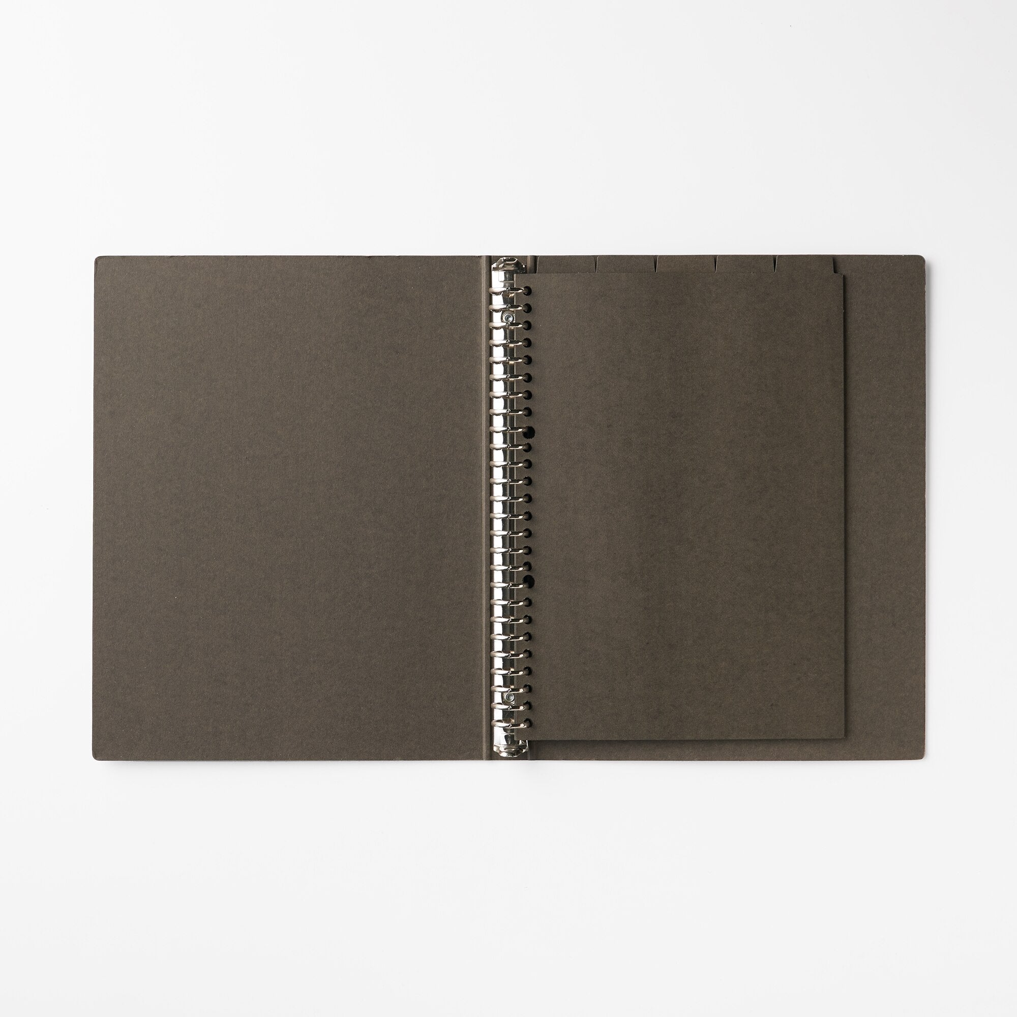 B5 Paper Binder Divider Dark Gray - 26 Holes (5 Pack)