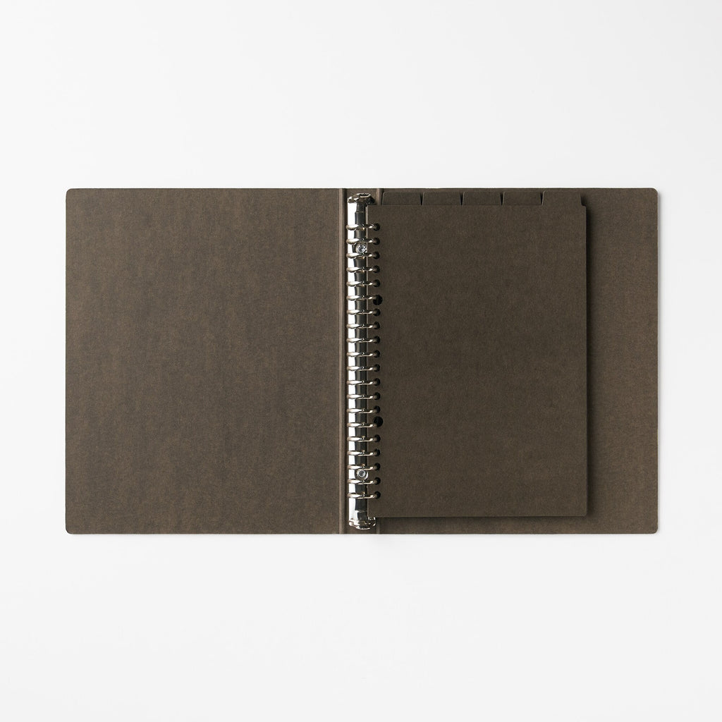 A5 Paper Binder Divider Dark Gray - 20 Holes (5 Pack)