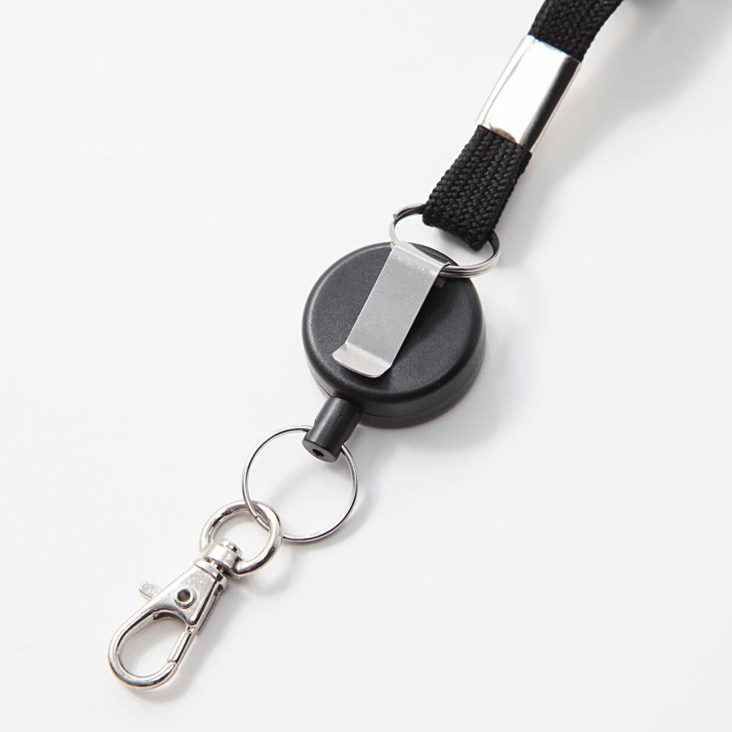 Retractable Reel Neck Strap for Card Holders