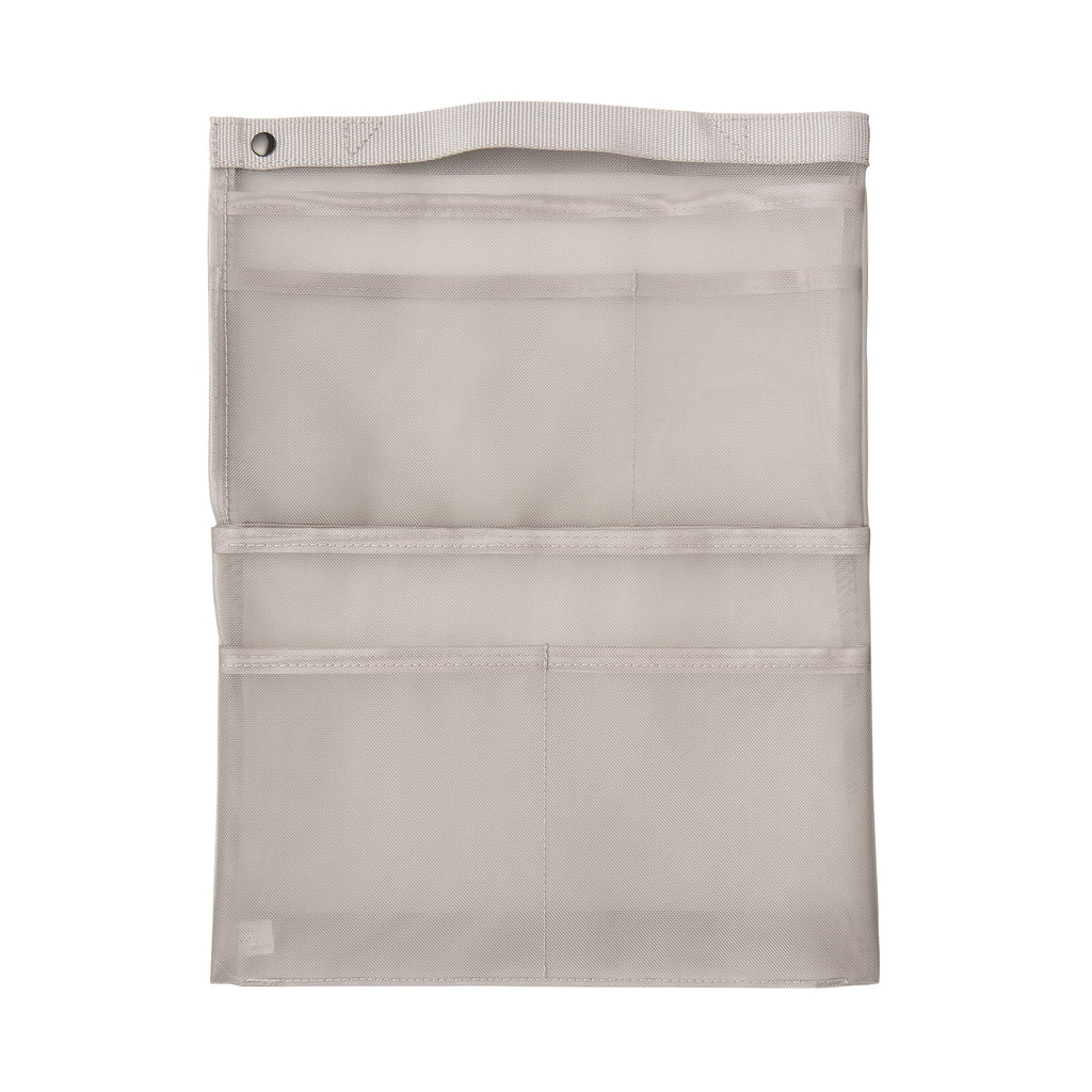 Nylon Mesh Bag Organizer Vertical A4 - Gray