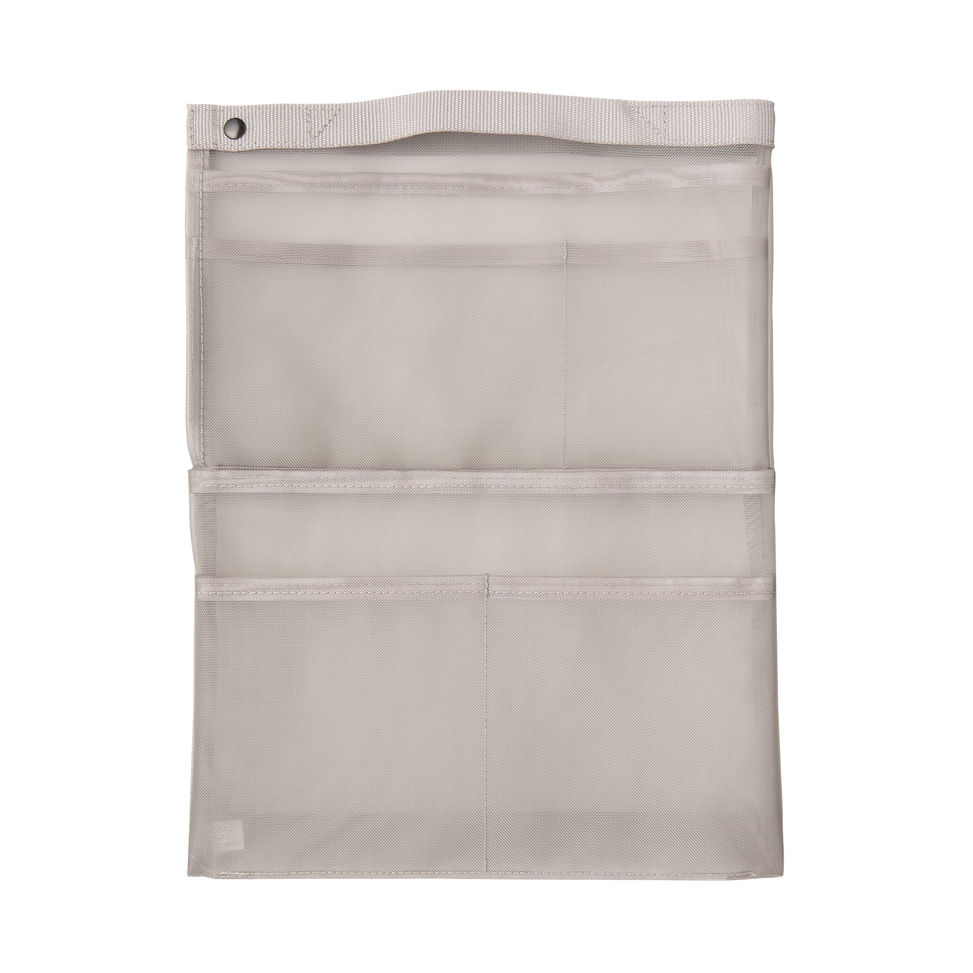 Nylon Mesh Bag Organizer Vertical A4 - Gray