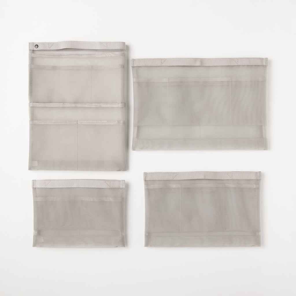 Nylon Mesh Bag Organizer A5 - Gray