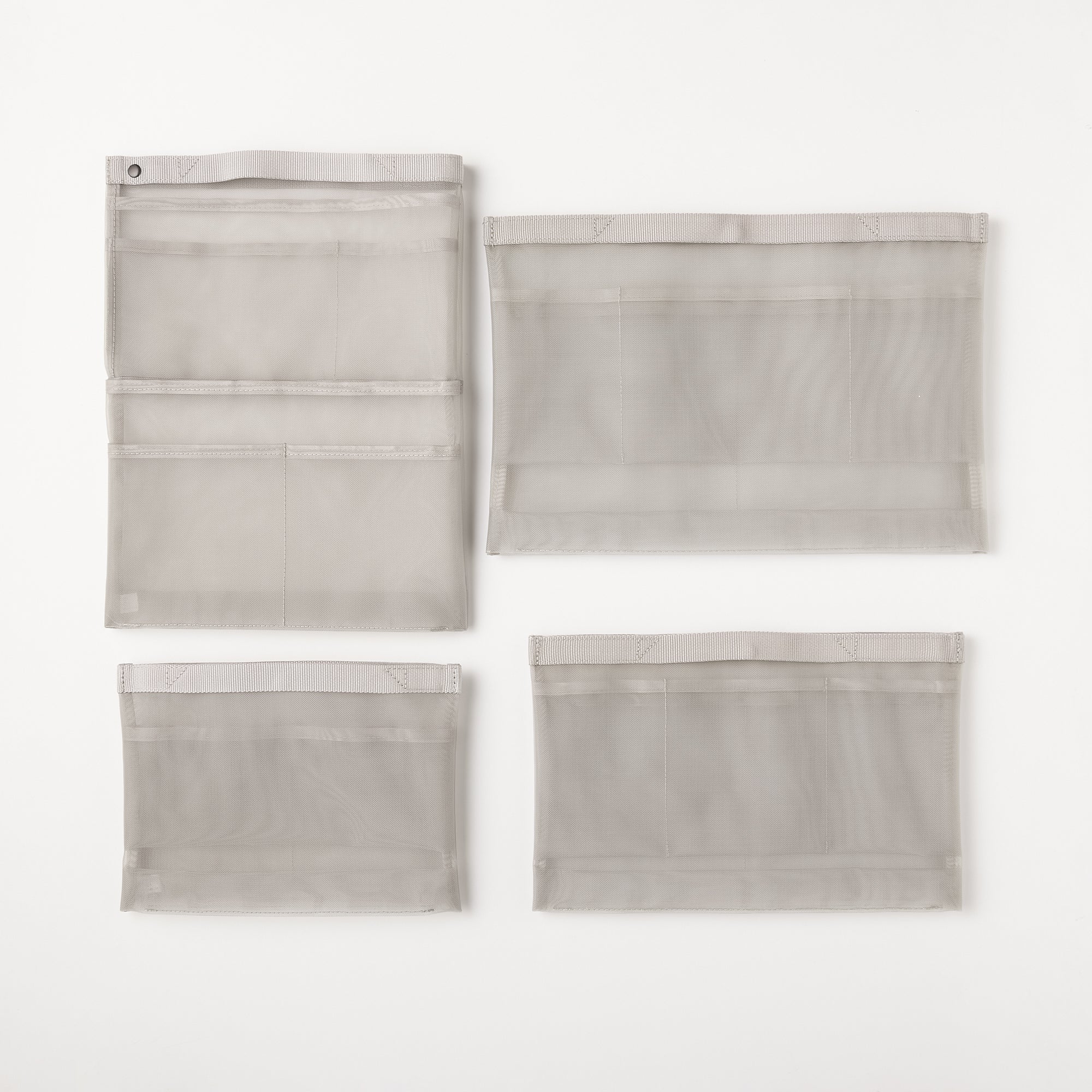 Nylon Mesh Bag Organizer A5 - Gray