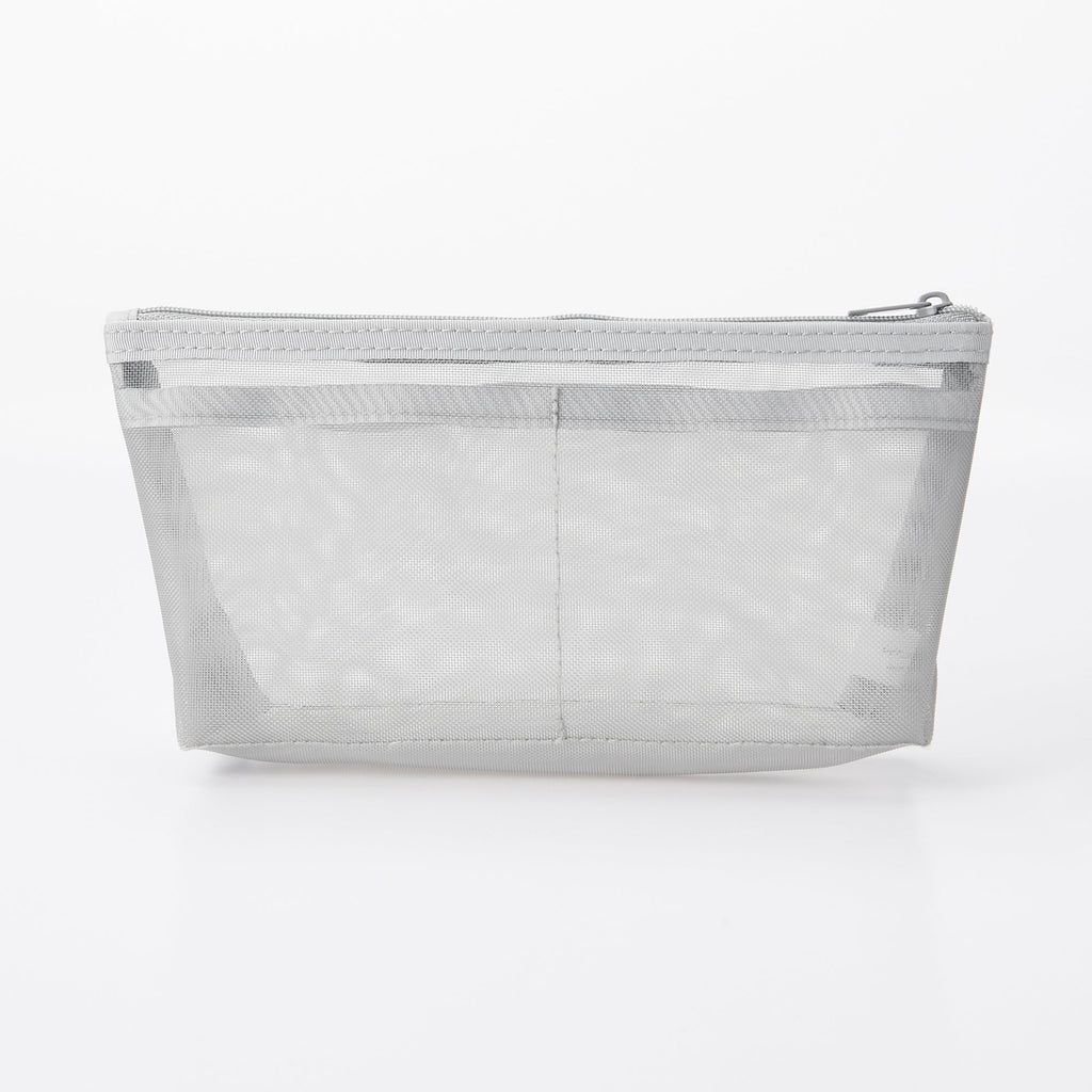 Nylon Mesh Pen Case with Gusset