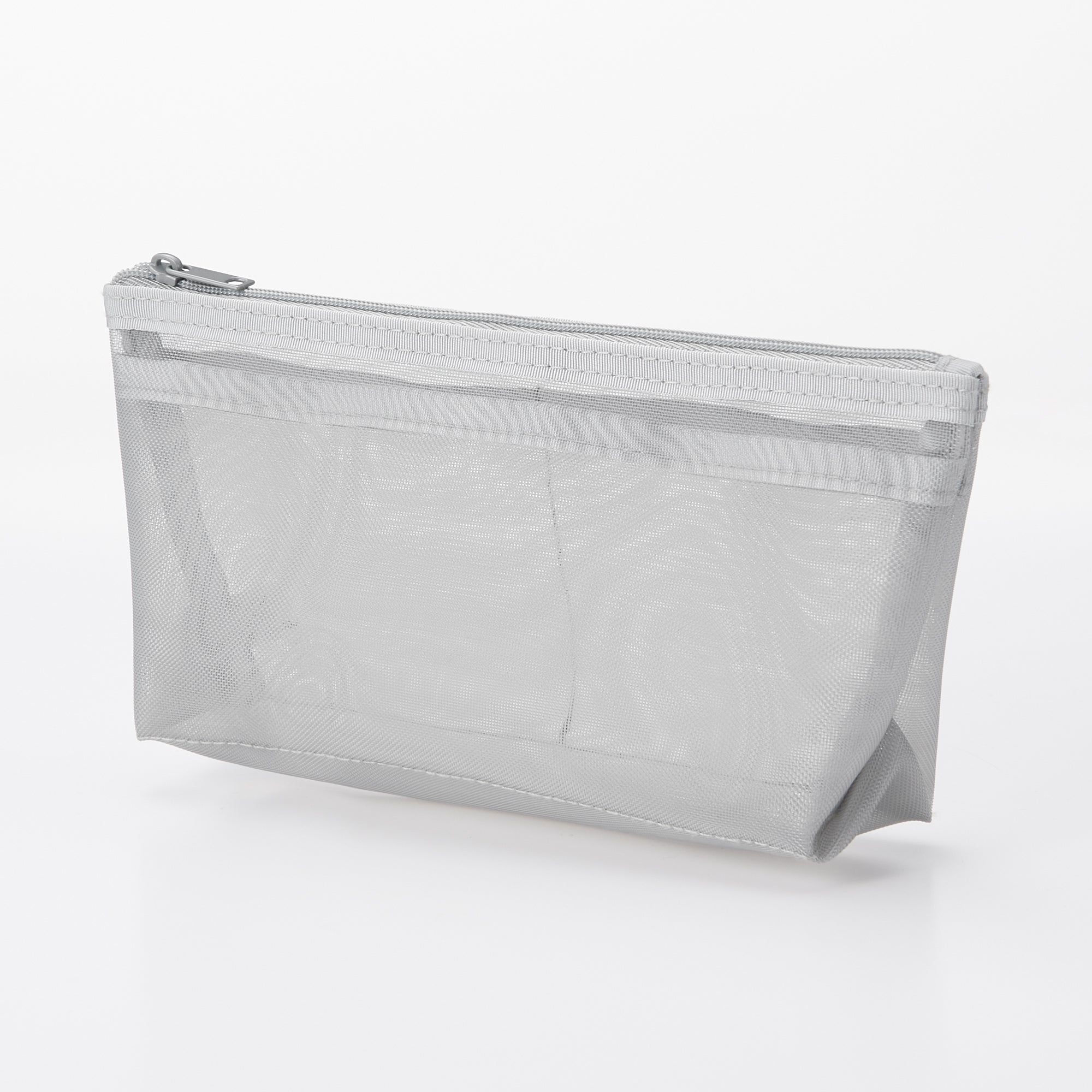 Nylon Mesh Pen Case with Gusset