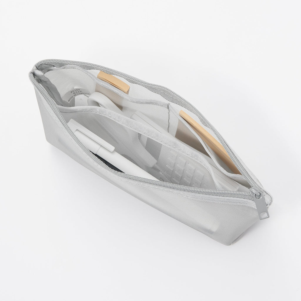 Nylon Mesh Pen Case with Gusset