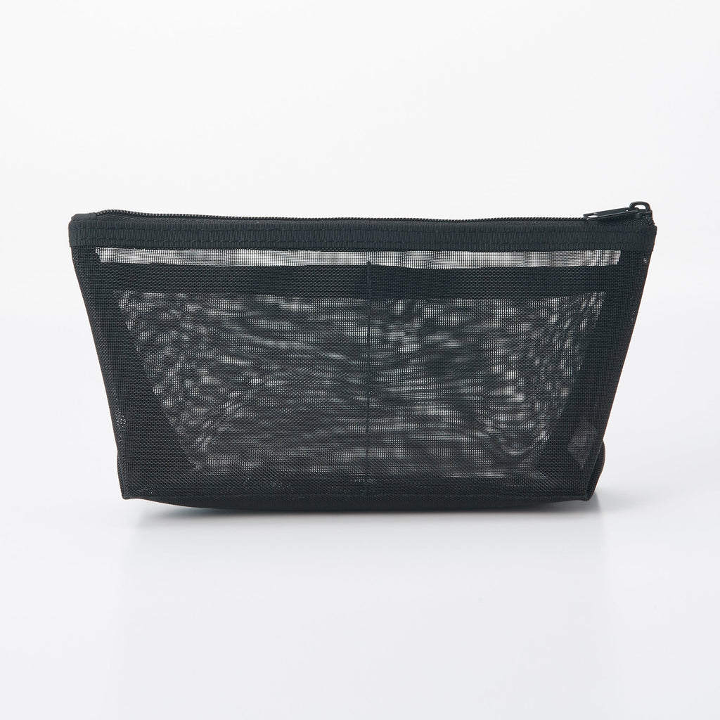 Nylon Mesh Pen Case with Gusset