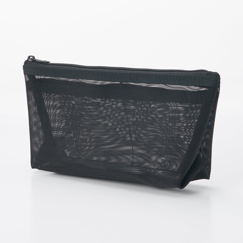 Nylon Mesh Pen Case with Gusset