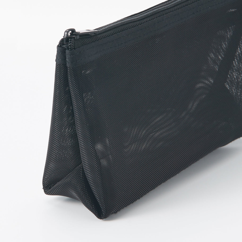 Nylon Mesh Pen Case with Gusset