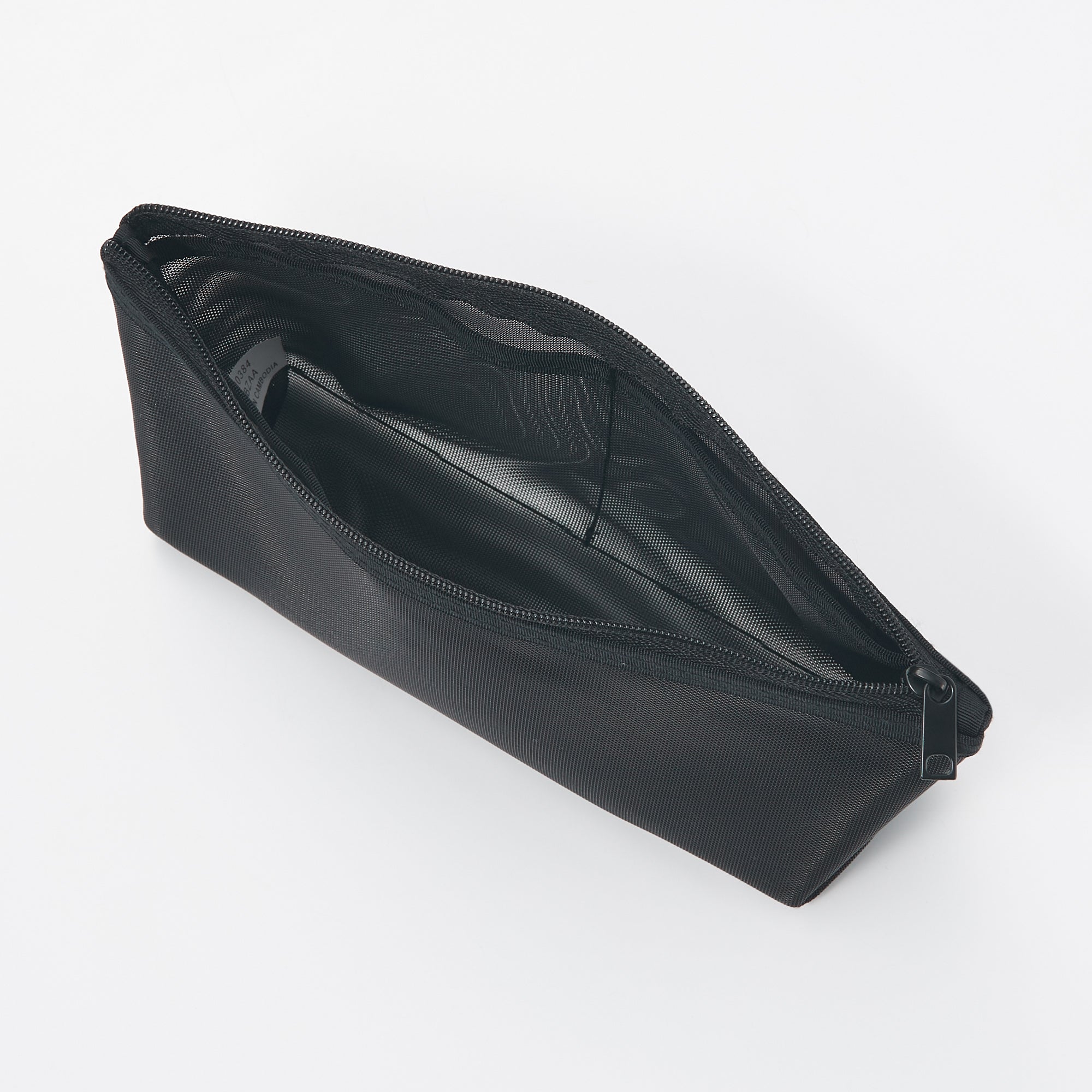 Nylon Mesh Pen Case with Gusset