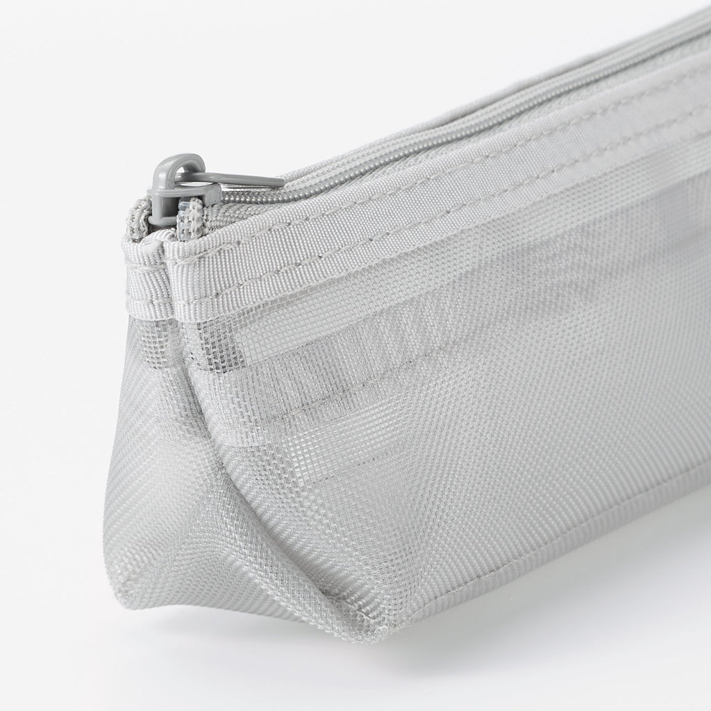 Nylon Mesh Pen Case with Gusset