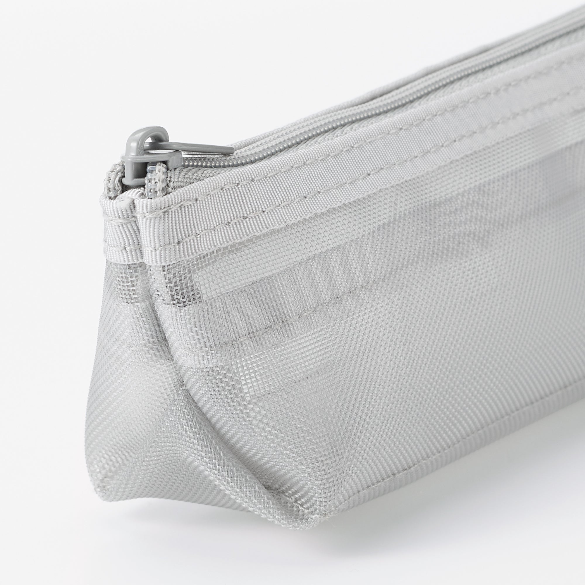 Nylon Mesh Pen Case with Gusset