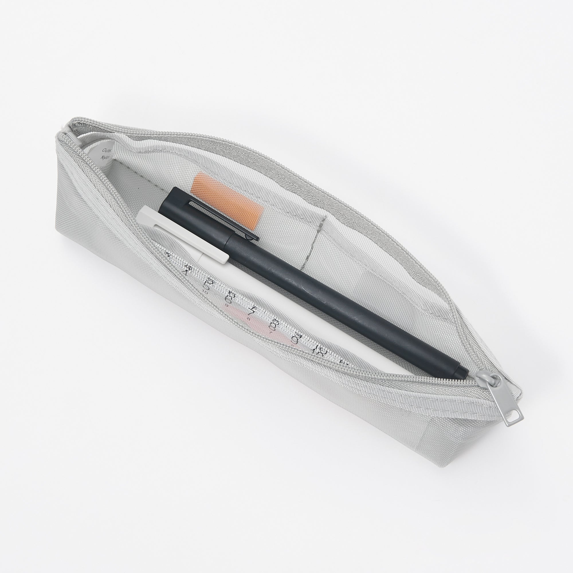 Nylon Mesh Pen Case with Gusset