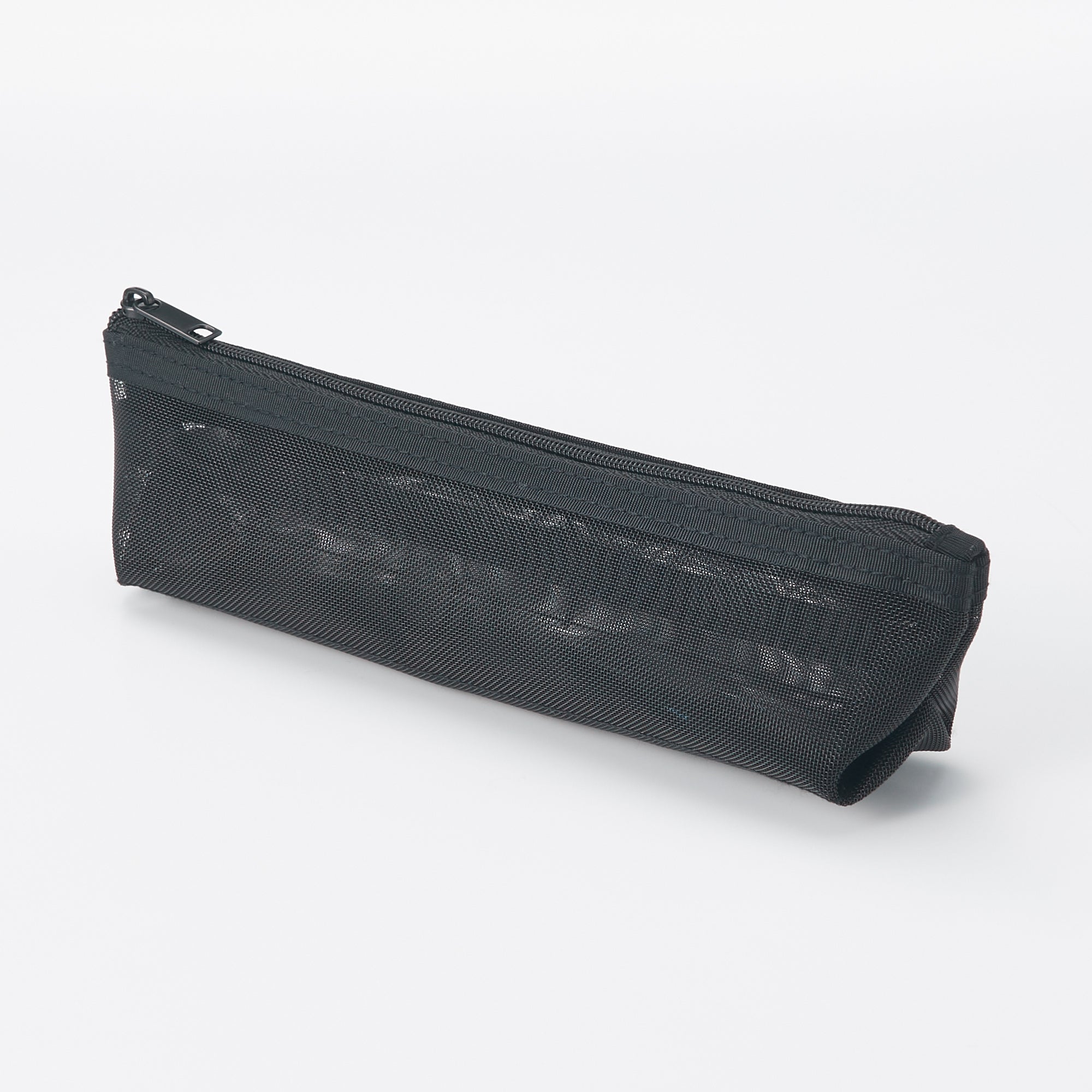 Nylon Mesh Pen Case with Gusset