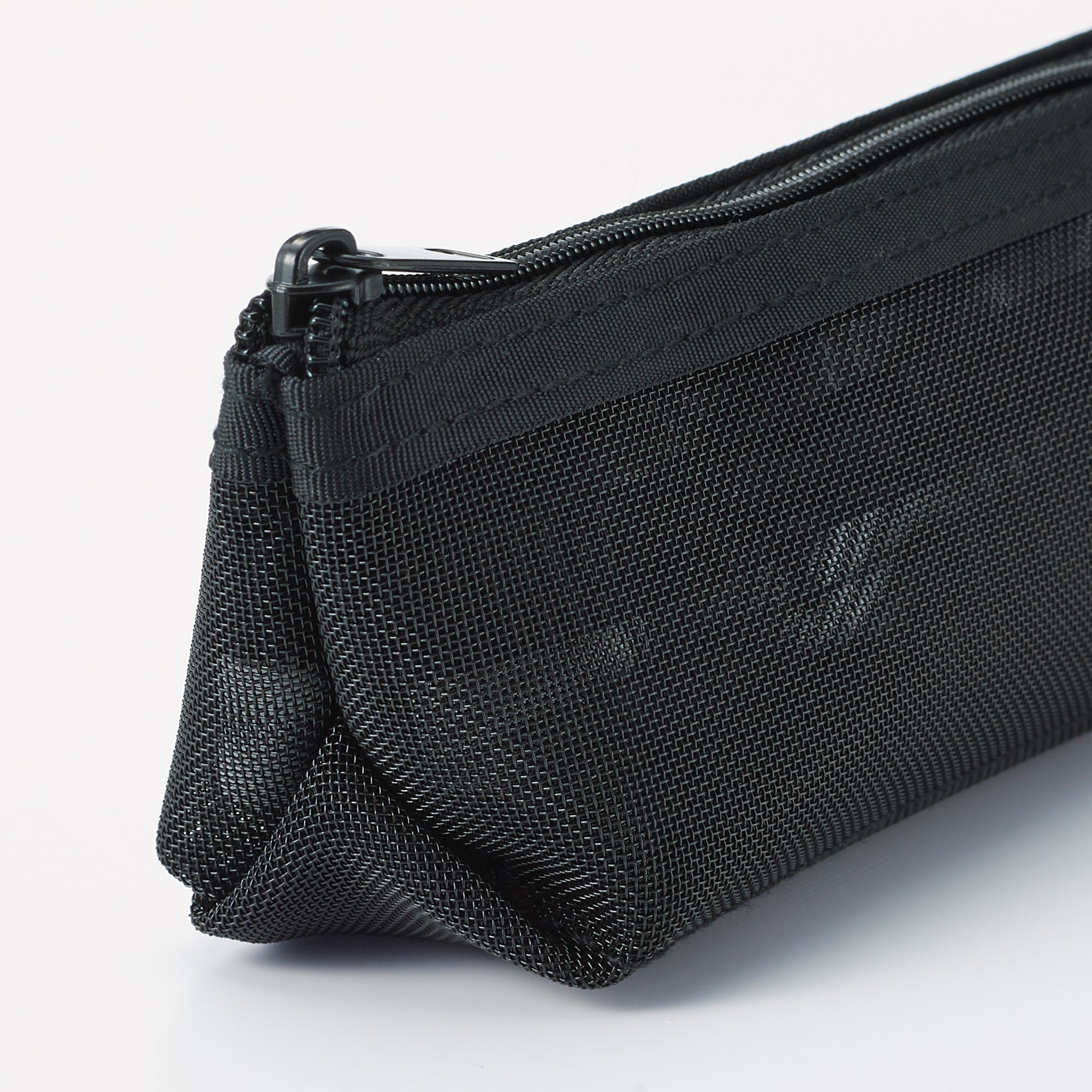 Nylon Mesh Pen Case with Gusset