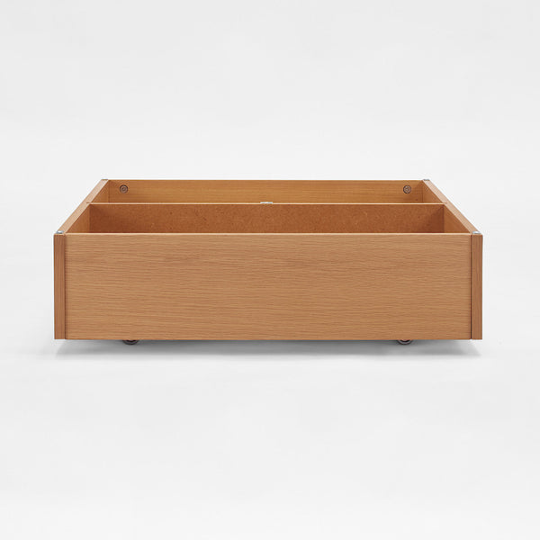 [HD] Wooden Bed Storage Box with Divider