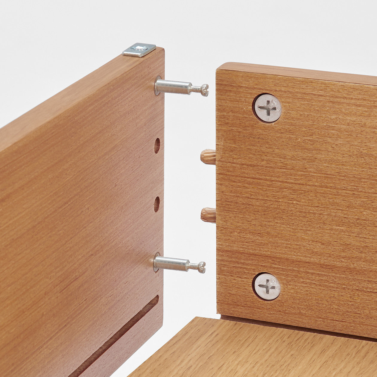 [HD] Wooden Bed Storage Box with Divider
