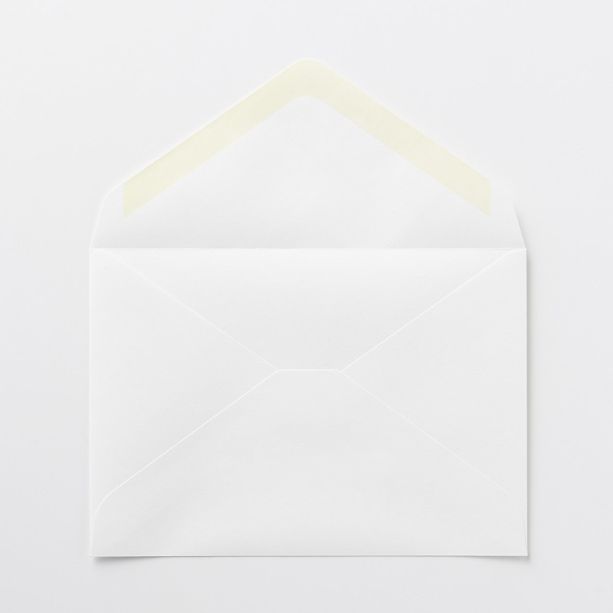 Bamboo Horizontal Envelope - C6 - 5 Pieces - White