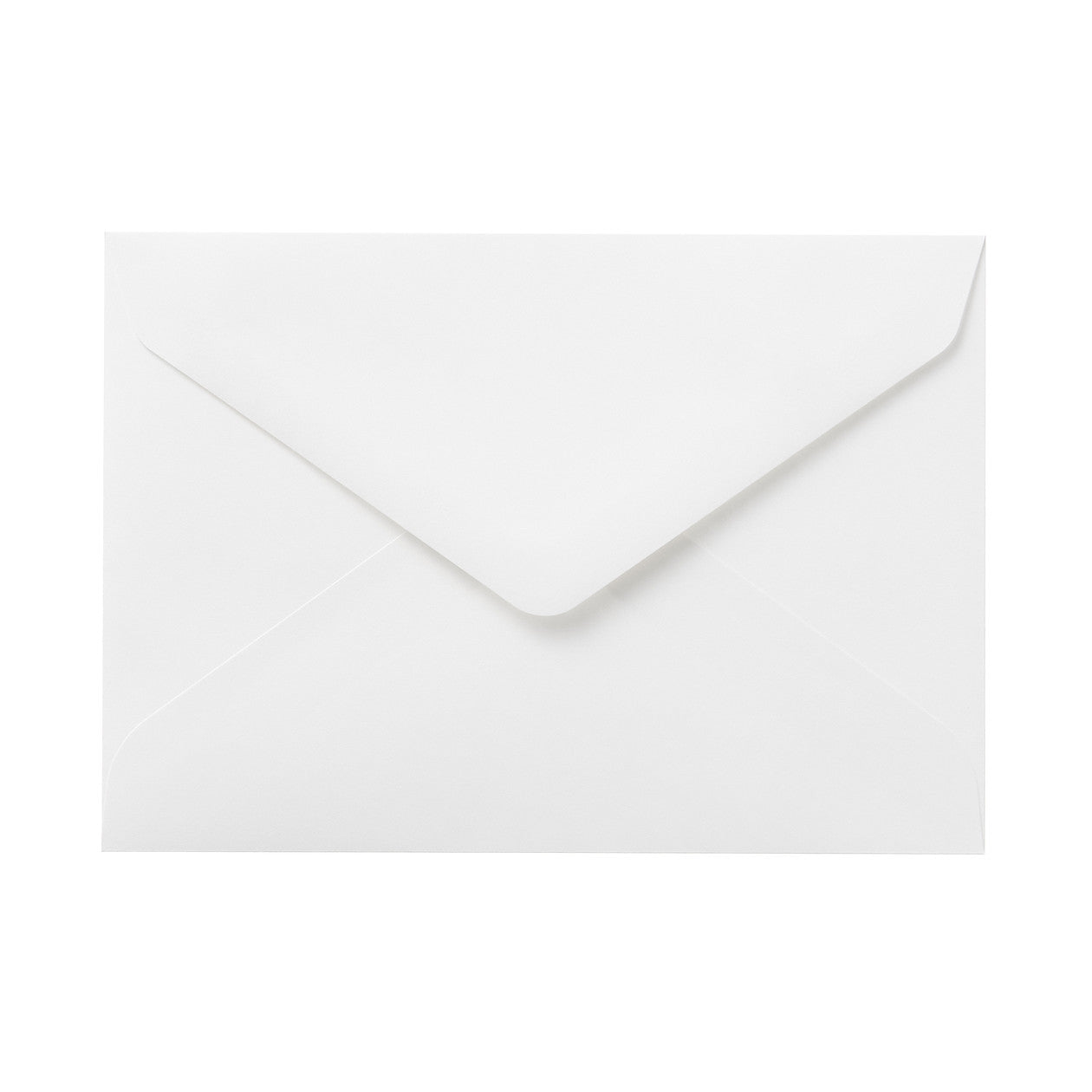 Bamboo Horizontal Envelope - C6 - 5 Pieces - White