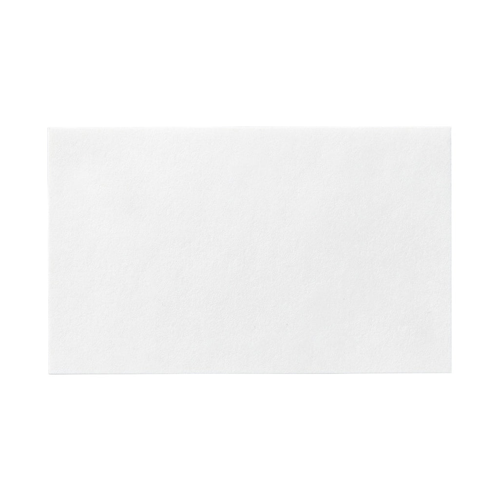 Bamboo Paper Message Card White - Large