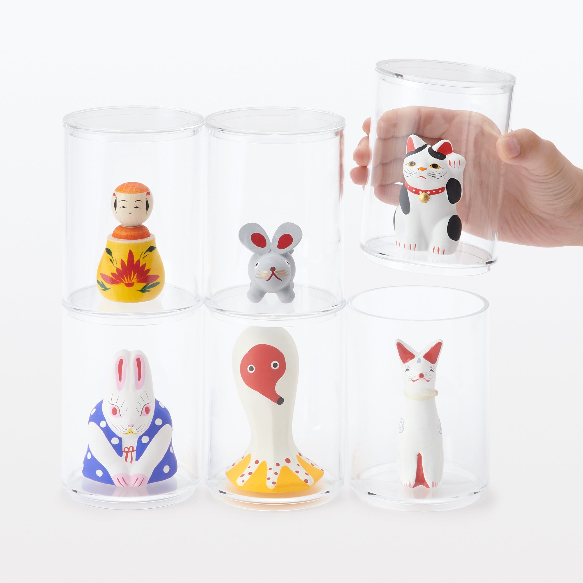 Acrylic Cylindrical Case with Lid