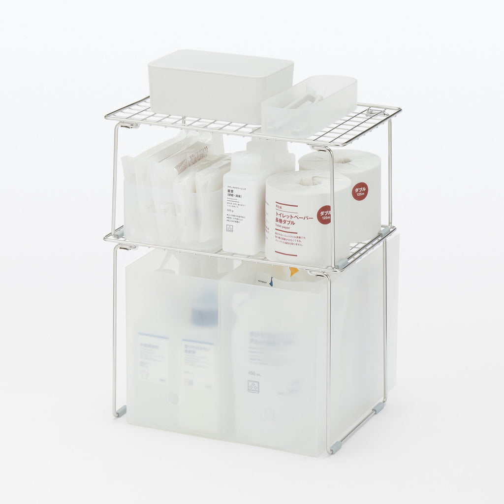 Stainless Steel Under-Sink Rack - Small W14.6 x D9.4 x H7.5