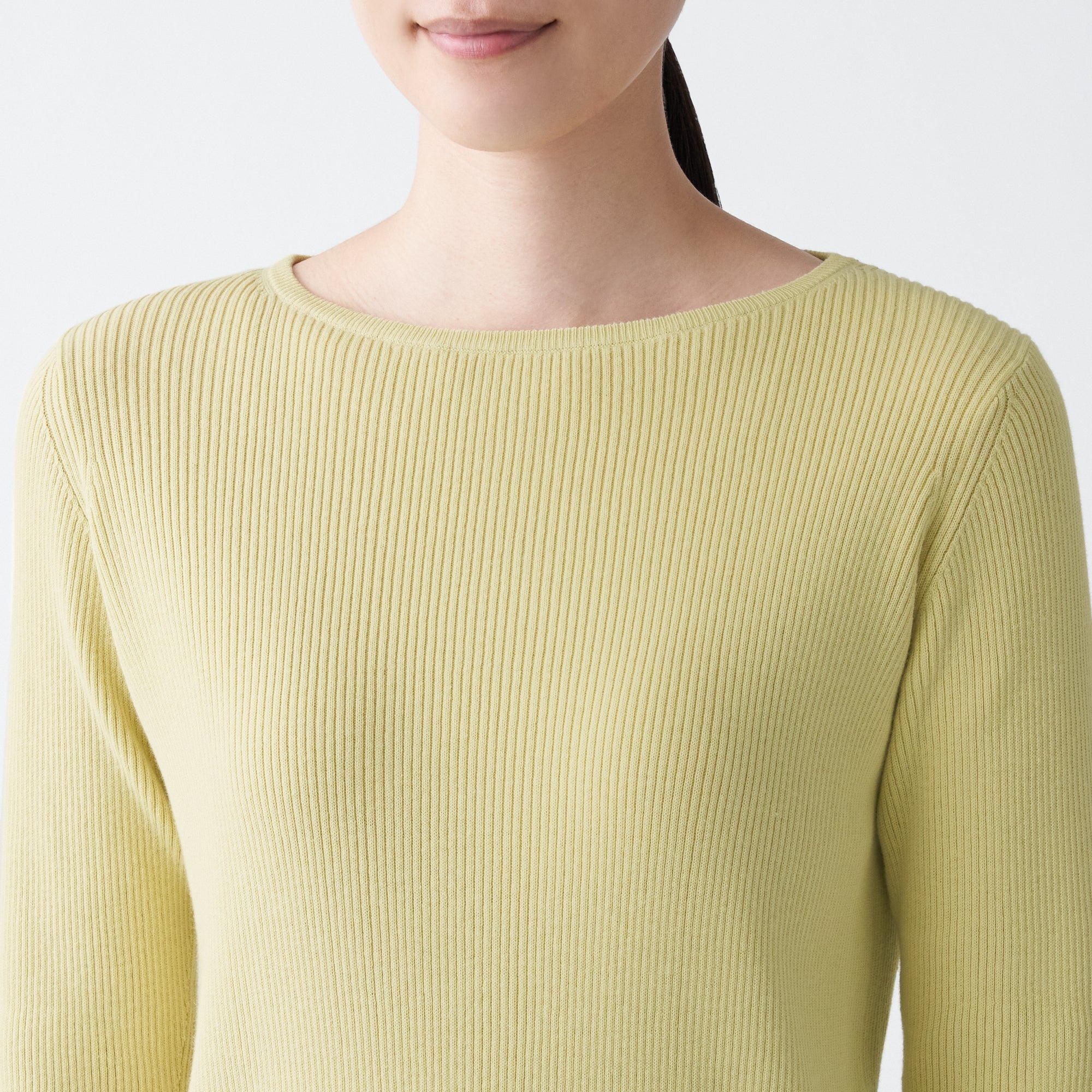 Women Organic Cotton Silk Boat Neck Sweater
