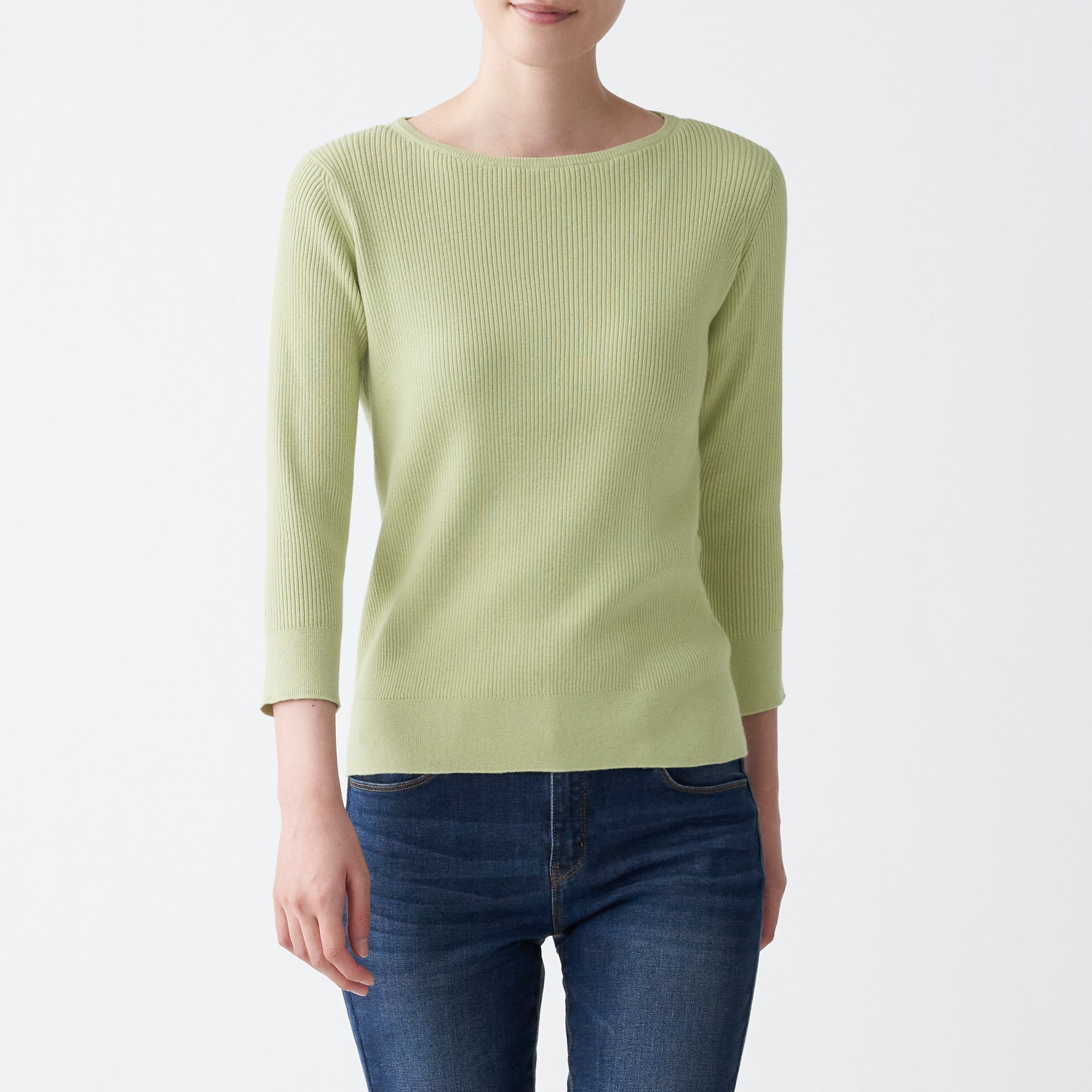 Women Organic Cotton Silk Boat Neck Sweater
