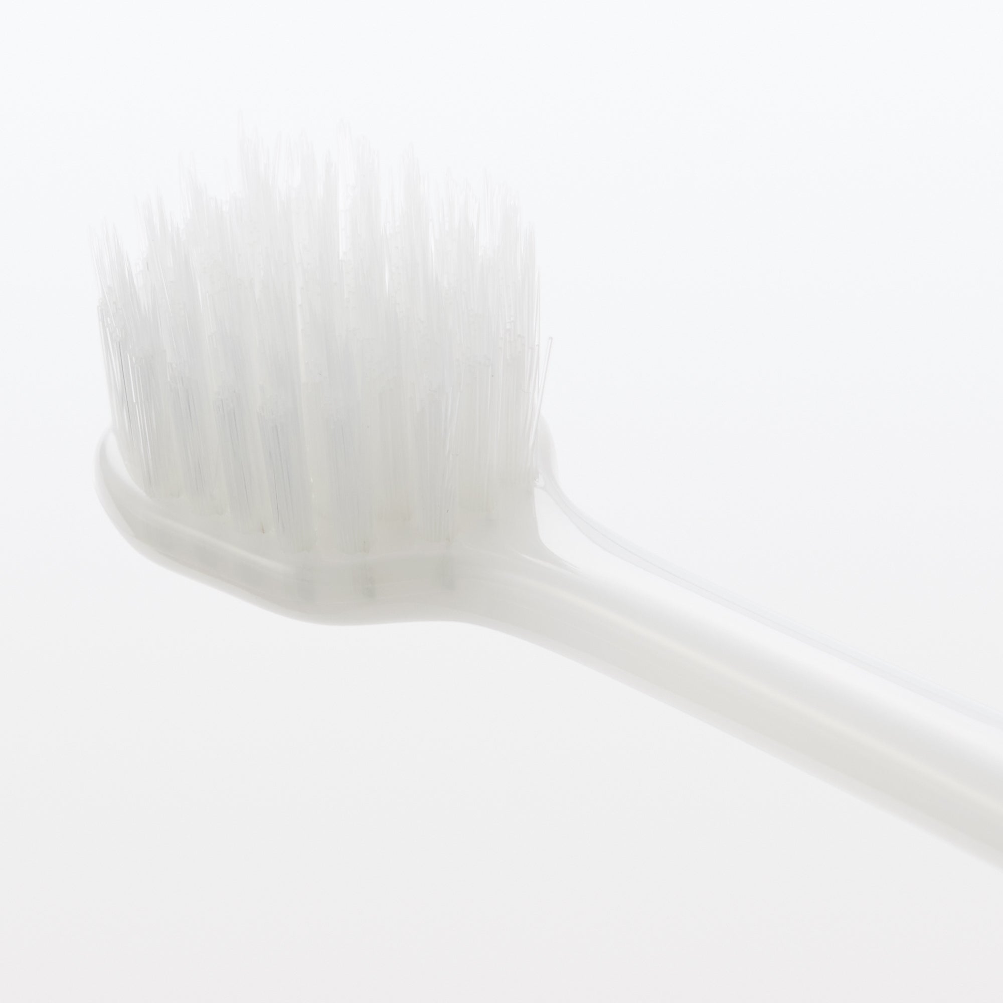Replaceable Head Wide Medium Toothbrush - White