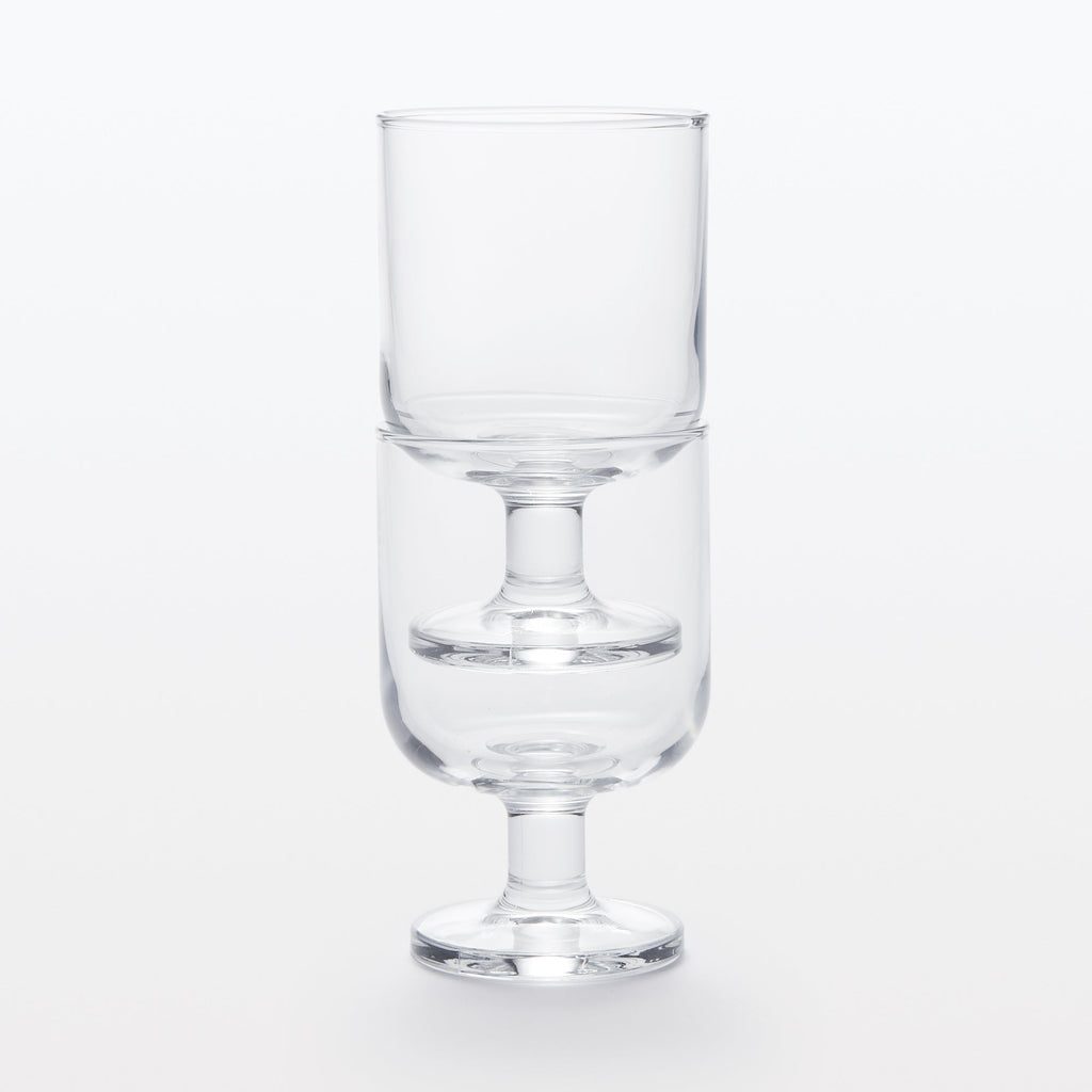 Tempered Glass Stemmed Glass - Small