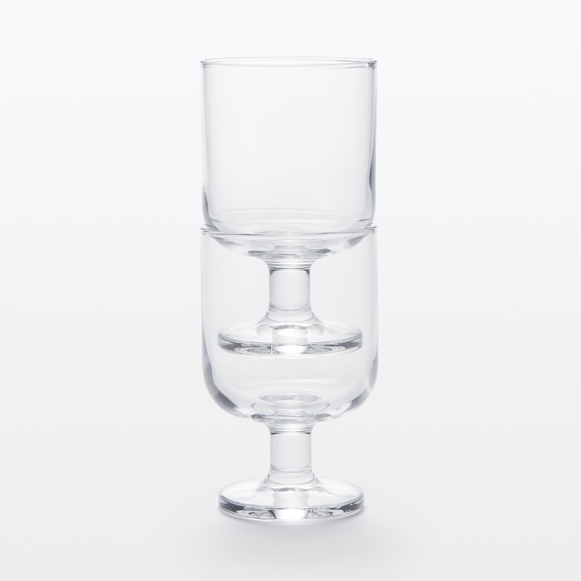 Tempered Glass Stemmed Glass - Small