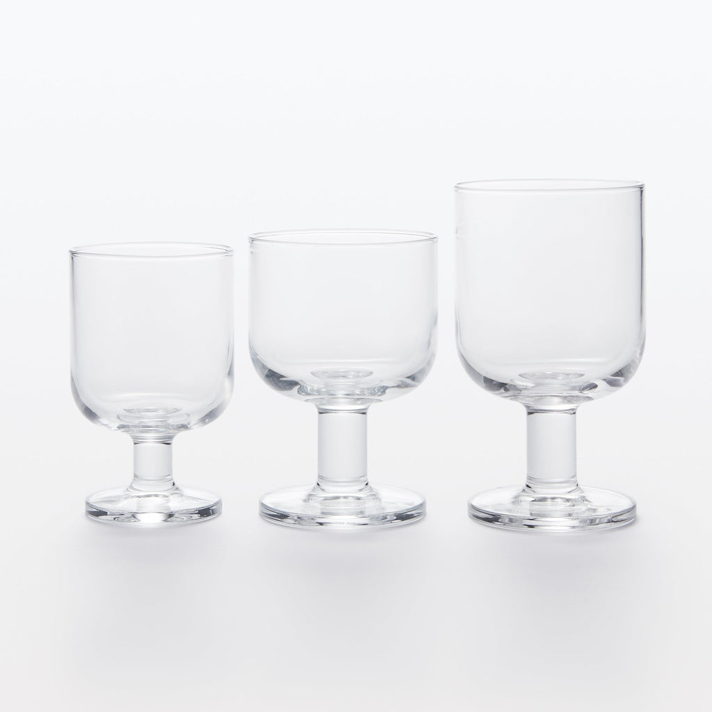 Tempered Glass Stemmed Glass - Small