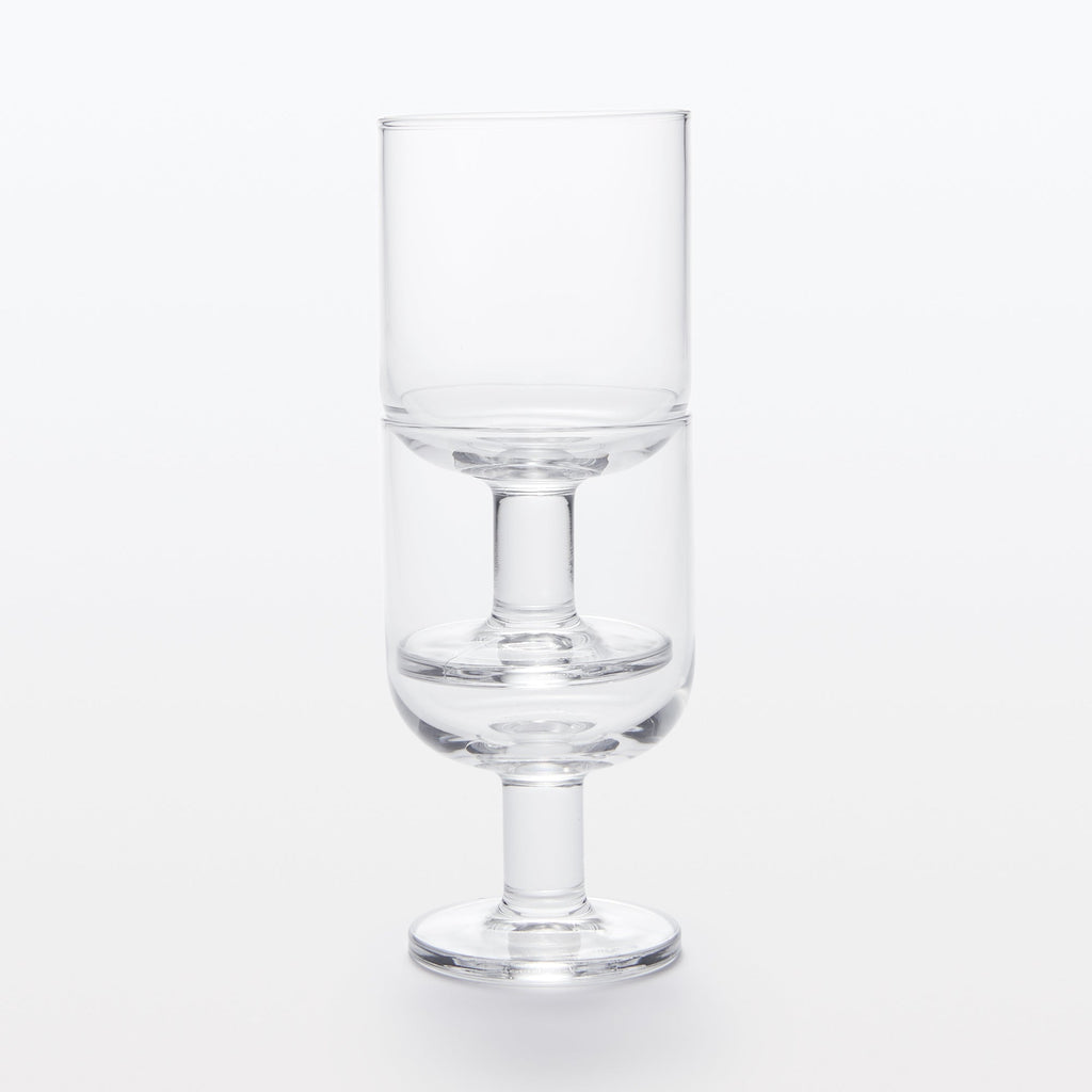 Tempered Glass Stemmed Glass - Medium