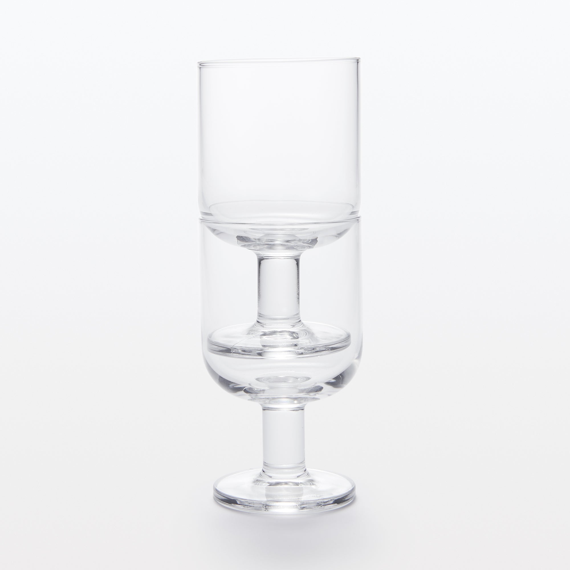 Tempered Glass Stemmed Glass - Medium