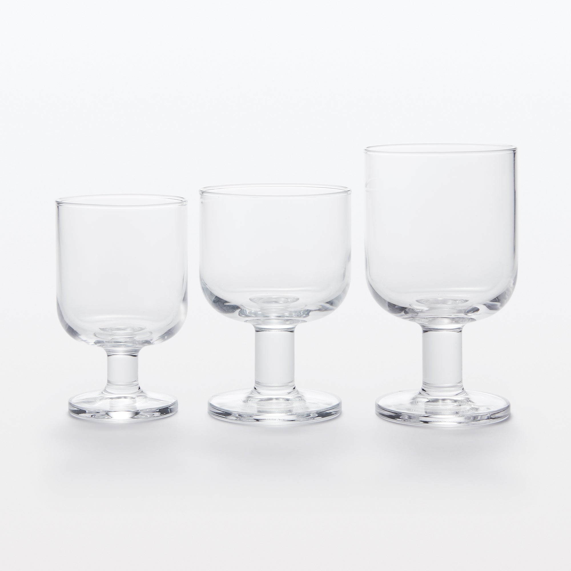 Tempered Glass Stemmed Glass - Medium