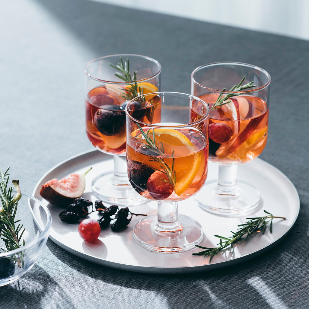 Tempered Glass Stemmed Glass - Medium