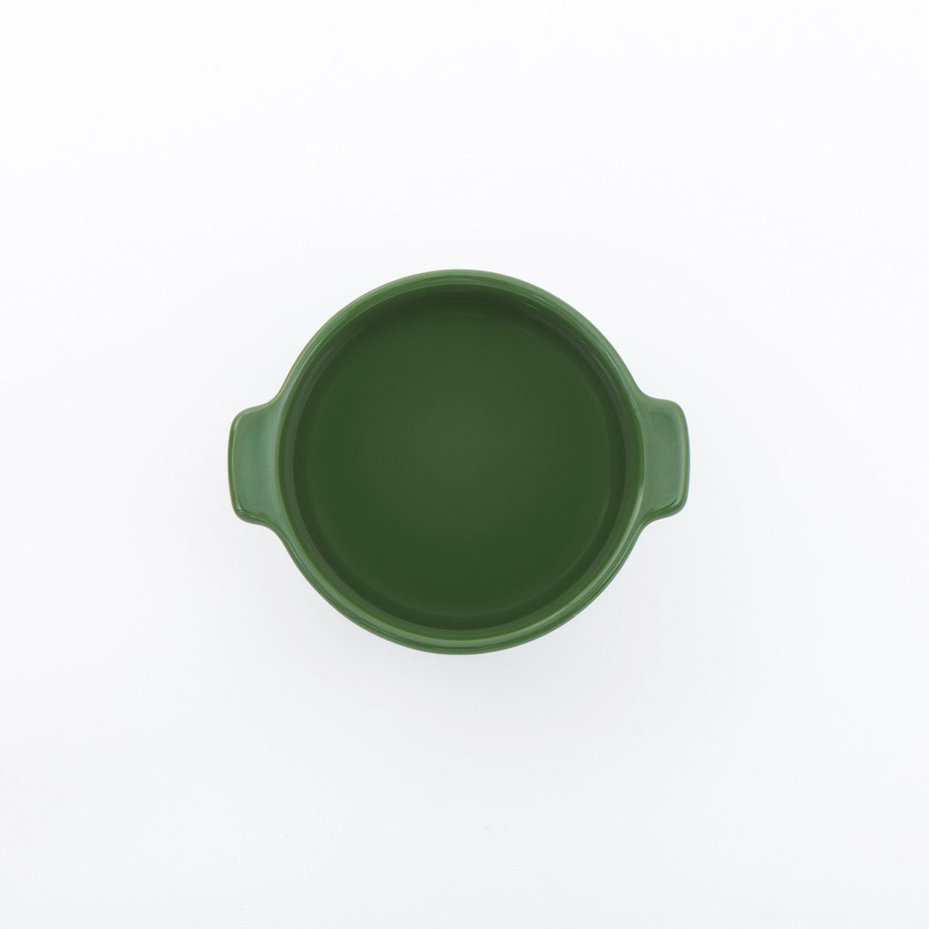 Stoneware Mini Cocotte Bowl Dia. 4.5 - Green