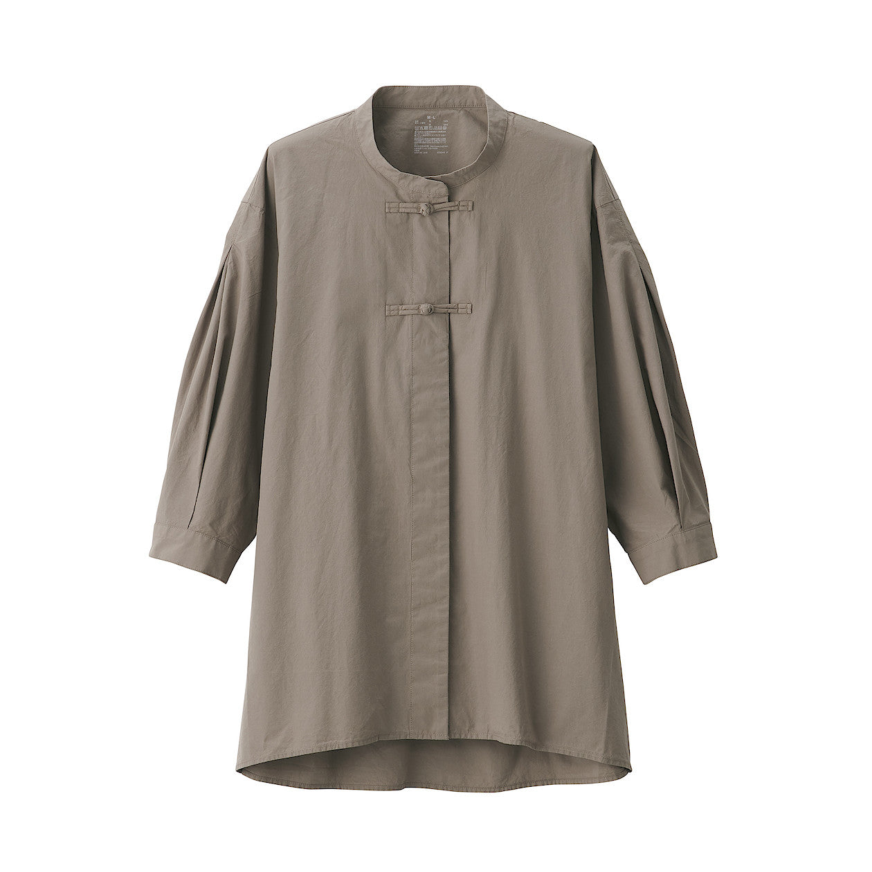 Women's Poplin 3/4 Sleeve Mid Length Shirt