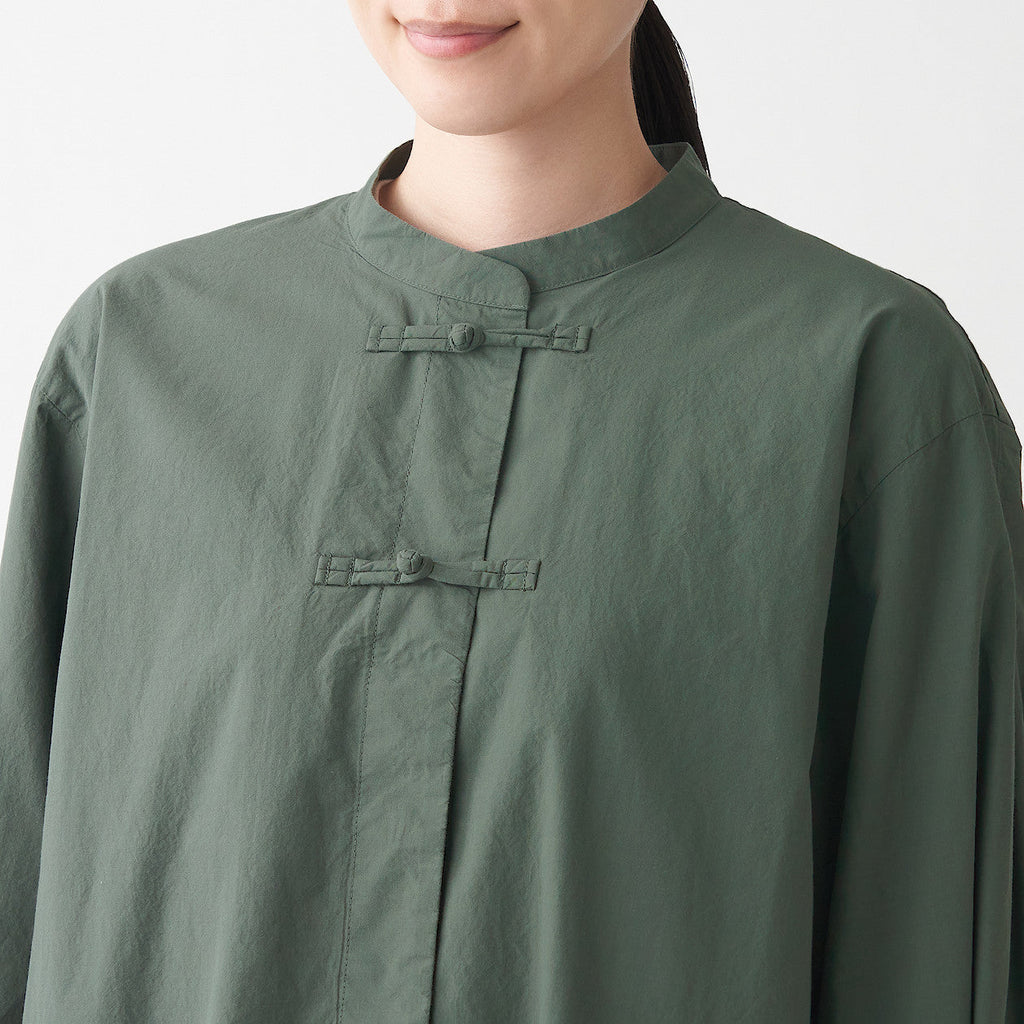 Women's Poplin 3/4 Sleeve Mid Length Shirt