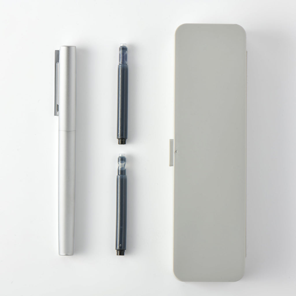 Aluminum Fountain Pen Set