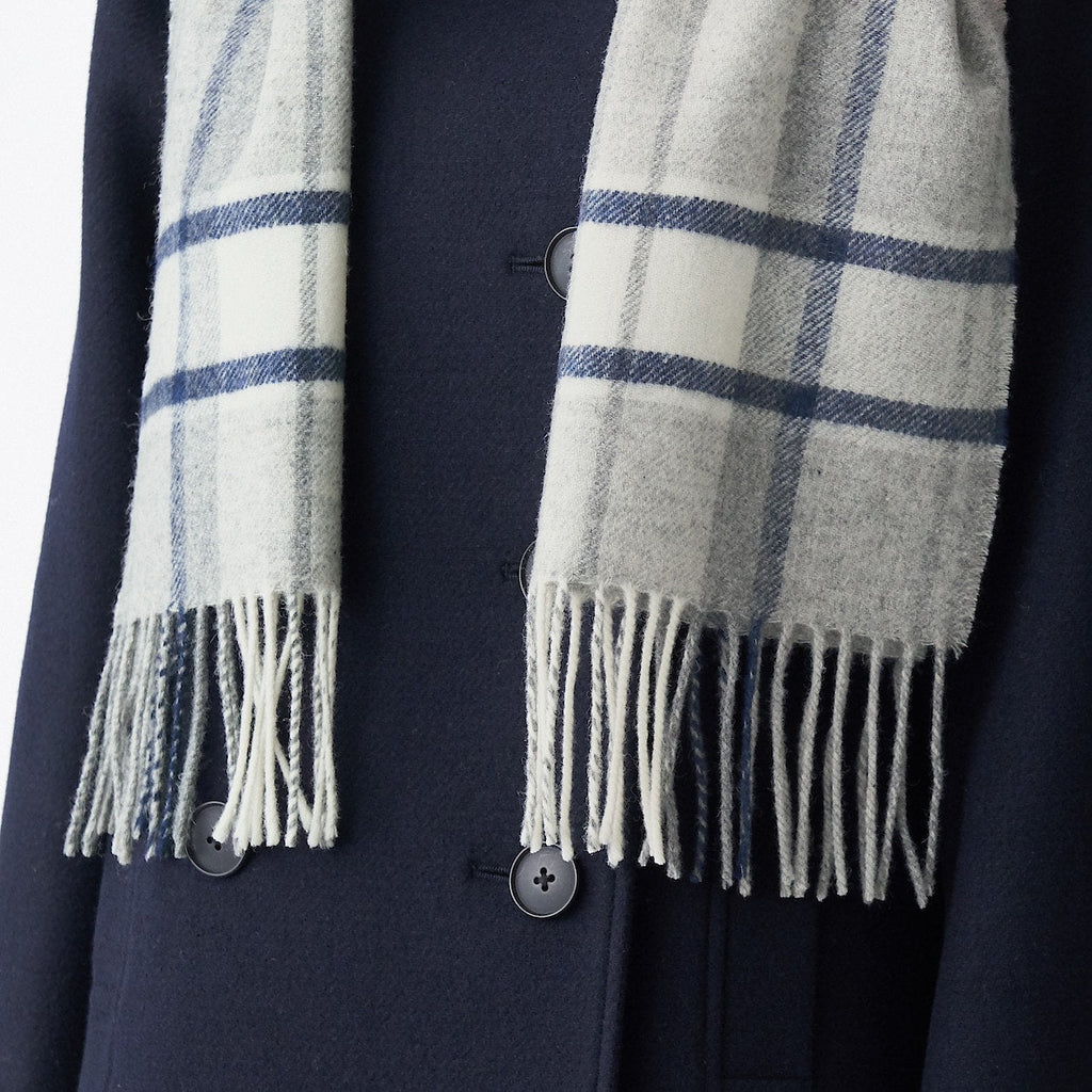 Wool Woven Scarf - Pattern 30x180cm