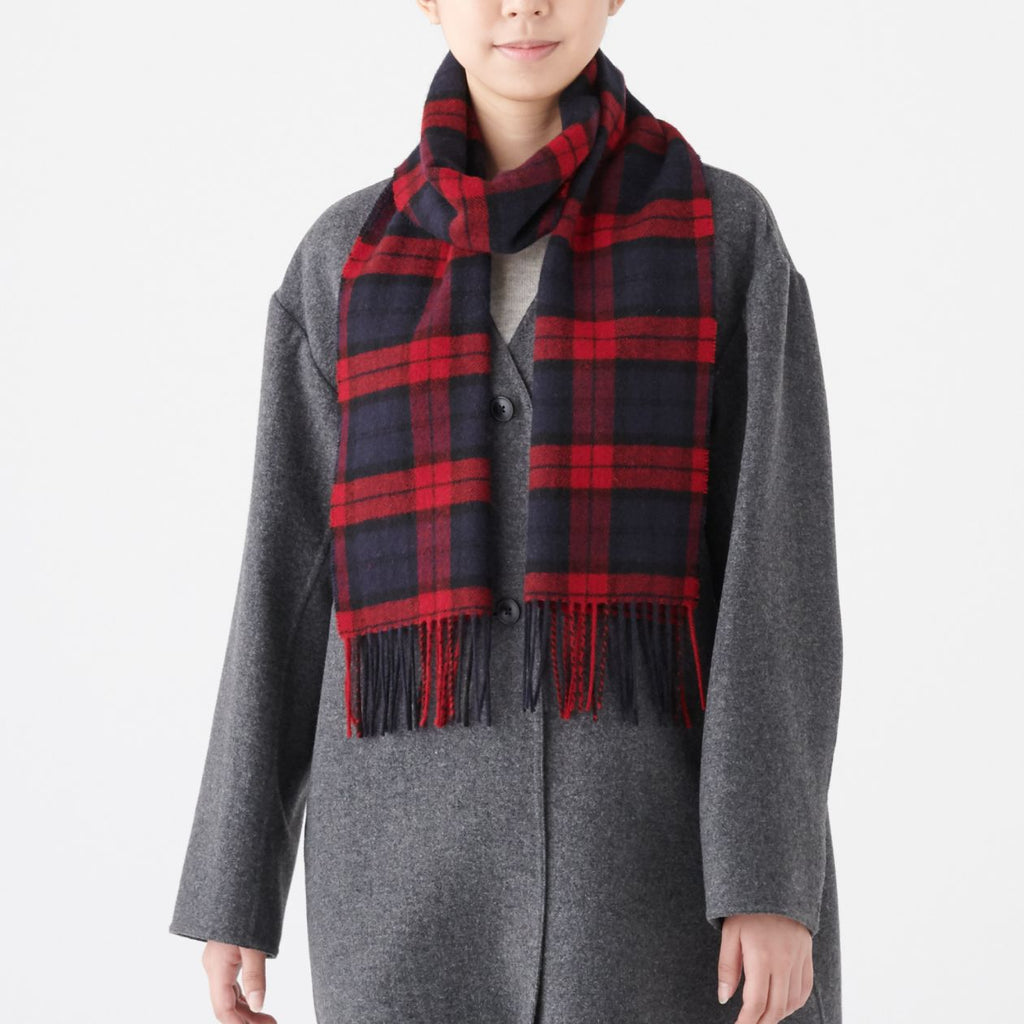 Wool Woven Scarf - Pattern 30x180cm