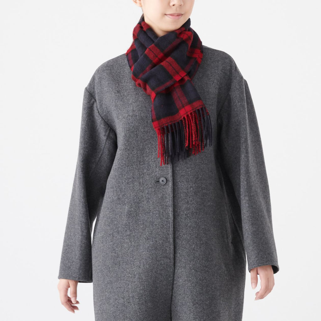 Wool Woven Scarf - Pattern 30x180cm