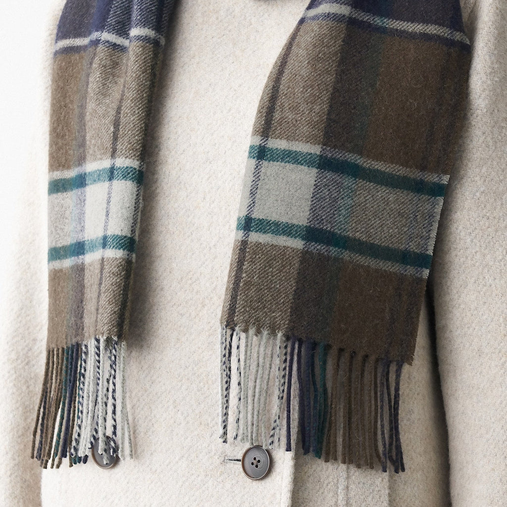 Wool Woven Scarf - Pattern 30x180cm
